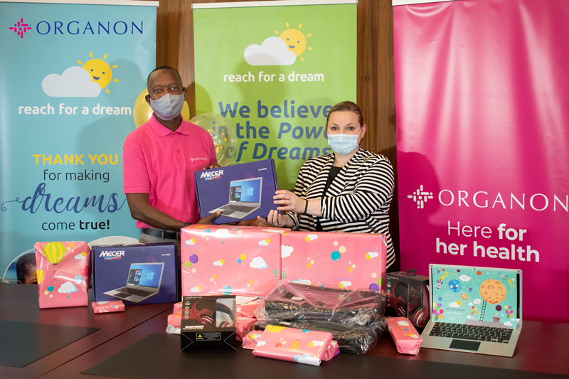 Global healthcare company, Organon, has partnered with the Reach for a Dream Foundation to provide laptops to school going girls